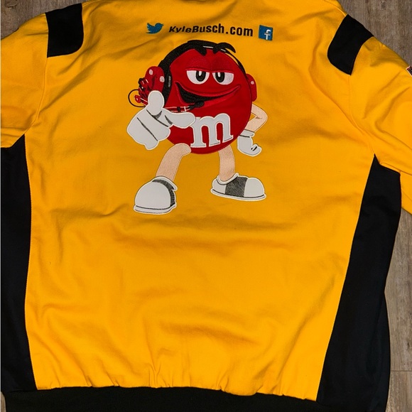 NASCAR M&M's Yellow Racing Jacket - Picture 3 of 3